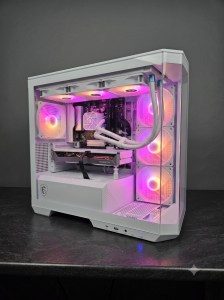 PC GAMER MSI MAG PANO Boitier MSI MAG PANO M100R PZ White Alimentation Cooler Master MWE 650 Bronze V2 650W 80 Plus Bronze Carte mère GIGABYTE B650M Gaming WIFI6E Processeur AMD Ryzen 5 9600X Watercooling Thermalright Aqua Elite 360 V3 Kingston Fury DDR5 RAM 32Go (2x16Go) 6000MHz CL30 SSD WD_BLACK SN7100 1 To M.2280 Acer Nitro AMD Radeon RX 9060 XT 8G OC Blanc - 8 Go GDDR6 Windows 11 Home Prix 1479.00€ TTC, garantie 2 ans